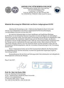 Klinische Bewertung der Effektivität von Electro Antiperspirant ELITE